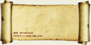 Mirjana Jakupi vizit kartica